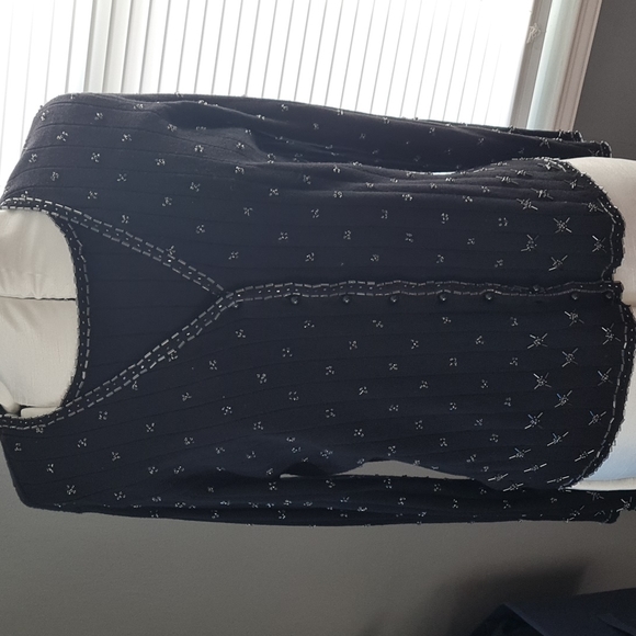 Vintage long sleeve Beaded Sweater size Large - Picture 9 of 12